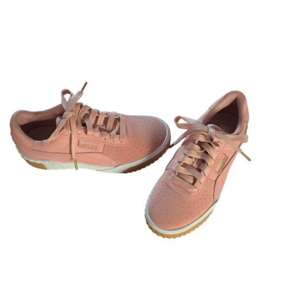 PUMA Cali Exotic 'Bridal Pink' Sneakers, Size 8 - Picture 3 of 4